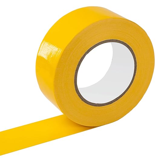 Reniteco Yellow Duct Tape- 2 inches x 45 Yards, Waterproof & All-Weather, No Residue, UV Resistant, Heavy Duty for Car, Home & Outdoor Repairs, 1 Roll