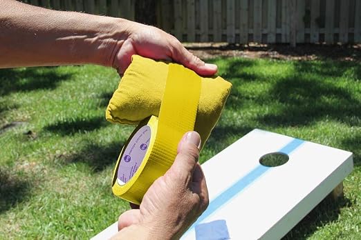 IPG JobSite DUCTape, Colored Duct Tape, 1.88" x 20 yd, Yellow (Single Roll)