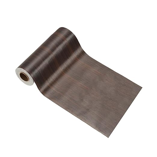 PATIKIL Wood Grain Tape 4.7" x 32 ft, Self-Adhesive Wood Texture Repair Tape Realistic Wooden Effect Patch for Furniture Cabinets Floor Walls, Yellow Wood