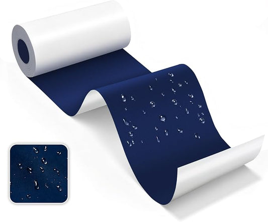 Self-Adhesive Fabric Repair Tape & Tent Repair Kit, Waterproof Patches for Clothes, Down Jacket, Camping Gear, Sleeping Bag, Heavy Duty RoyalBlue Nylon Tape for Instant Fix, 3"x79"