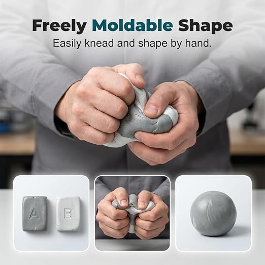 Steel Reinforced Epoxy Putty, 2026 New Epoxy Putty, Durable Metal Repair Putty for Filling Cracks and Holes, Portable Multi Surface Repair Putty for Pipe and Railing Repair (3)