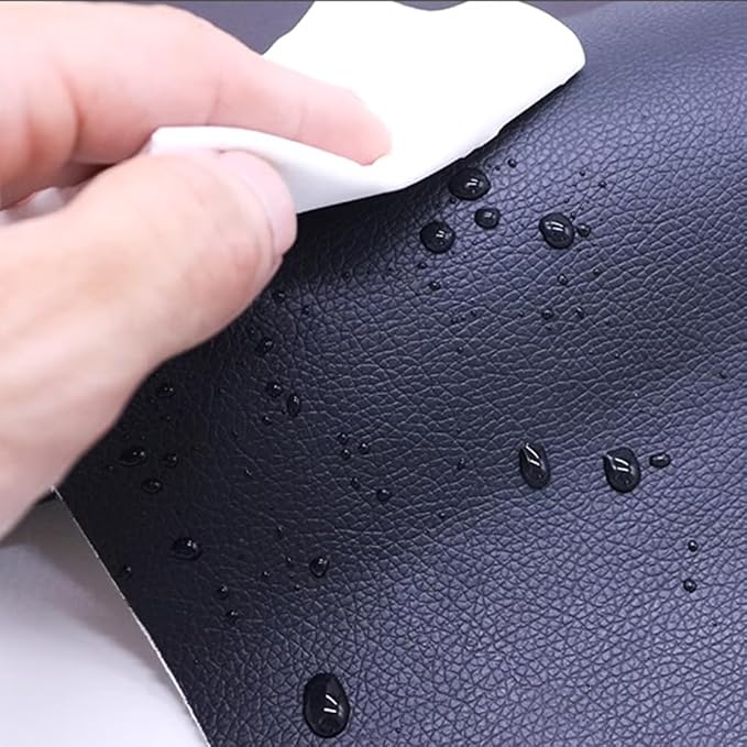 20 X 197 Inches Leather Repair Kit for Furniture, Waterproof Leather Tape Patch Couch Covers Car Seat Repair Self Adhesive Leather Repair Kit (Navy Blue)