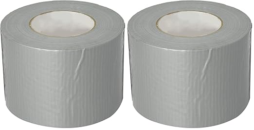 Nashua - 1087197 2280 Polyethylene Coated Cloth Multi-Purpose Duct Tape, 60 yds Length x 4" Width, Silver (Pack of 2)