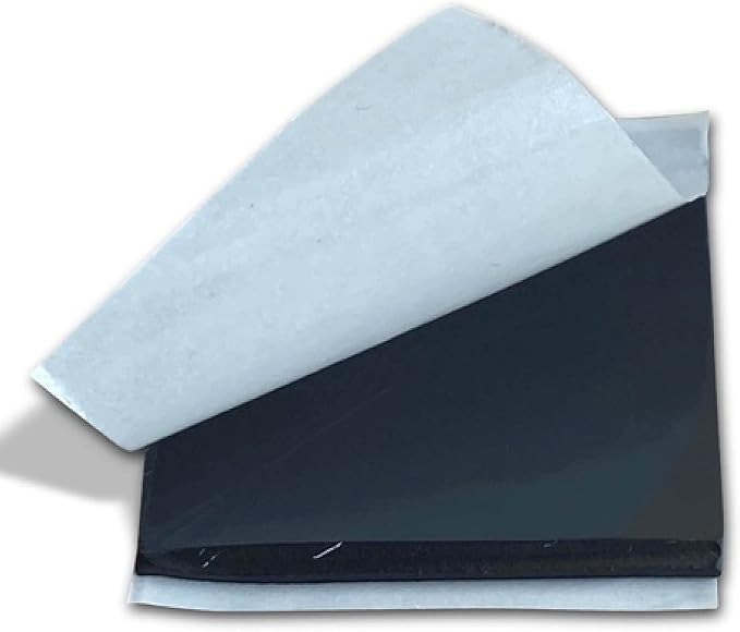 Radiant Solutions Company Butyl Tape Pads for Heat Tape Clips - Sealant Pads Made To Last & Easy Installation - Use for Roofing (Small) - 10 Pack