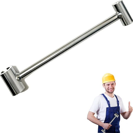 Door Hinge Gap Adjusting Wrench Tool, Upgraded Rolled Steel Doors Hinge Adjustment Tool, 23-25mm Hinges Gap Adjusting Wrench, Rust-Proof Doors Jamb Hinges Jig, Light Sliver