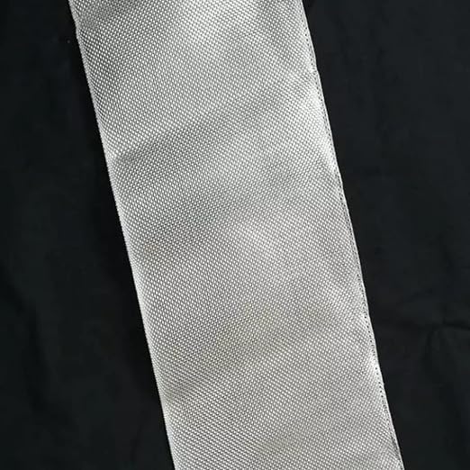 Fiberglass Cloth Roll Non Adhesive Woven Fiberglass Mesh Tape Fiberglass Insulation Tape Plain Weave Fiberglass Cloth Tape for Reinforced Repair Winding, Seams, Boat, Molding (2 in x 99 FT)