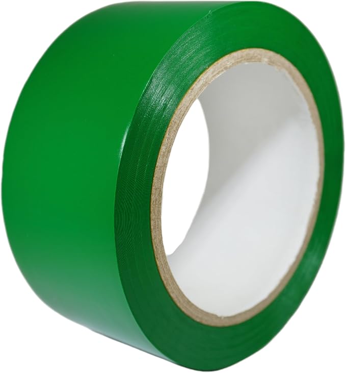 GGR Supplies T.R.U. CVT-536 Kelley Green Vinyl Pinstriping Dance Floor Tape: 2 in. Wide x 36 yds. Several Colors