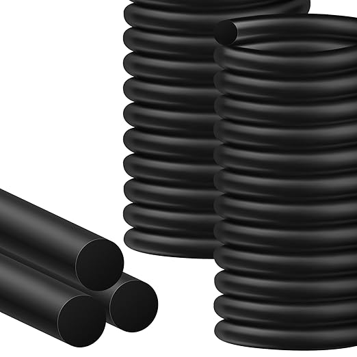 MYFAMIREA 20FT Backer Rod 5/8 Inch EPDM Rubber Caulk Saver Weather Strip Seal Concrete Expansion Joint Filler for Gaps and Joints, Black