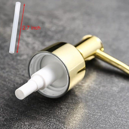 Gold Dispenser Pump for Pump Bottle Resin Mold Soap,Large Jar Bottle Mold Soap and Lotion Replacement Dispenser Pump for Kitchen, Bathroom Home Decor