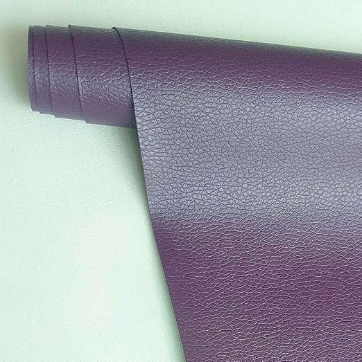 Leather Repair Patch,Self Adhesive Leather Repair Tape for Furniture,PU Leather Repair Kit for Car Seat, Couch, Sofa, Chair, (Purple,4X50 inch)
