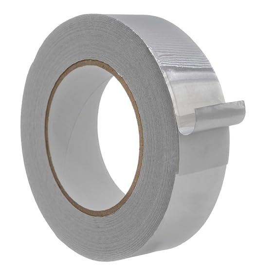 WOD Aluminum Foil Tape - 1.5 inch x 50 yds. (32-Pack) Heat Shield Reflective Sealant Tape - Ideal for HVAC, Duct, Pipe, and Metal Insulation and Repair. Low and High Temperature Resistant AFTR28