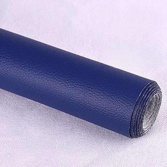 Leather Repair Patch Tape Kit,Self Adhesive Leather Repair Kit for Furniture,Vinyl Repair Kit for Couch,Sofa,Car Seats,Office Chair Luggage (Royal Blue,16.93"×78.74")