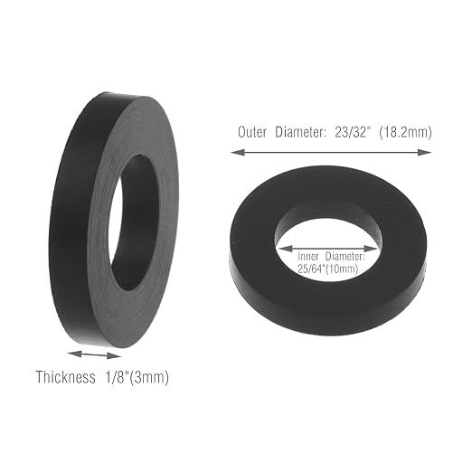 5Pcs Propane Tank Gasket,for Valve Repair, BBQ, RV | 0.716in OD, 0.4in ID propane connector gasket, PTFE gas line pipe thread tape, prevent gas leaks