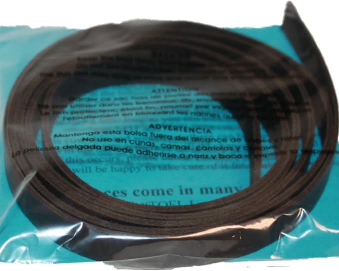 Leather Strap for Crafts & Jewelry | 72 Long × 5/8" Wide × 1/8" Thick (7-8oz) | Genuine Leather Strips for Crafts, Projects or Repairs - Dark Brown | 5-Pack