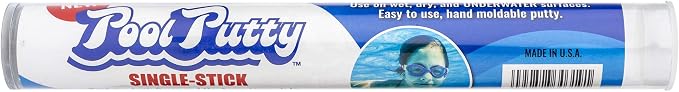 Single-Stick 2 oz | Pool & Spa Repair | Easy for Anyone to DIY | Works Underwater or Above | Fix Cracks Leaks in Concrete, Fiberglass & Other Surfaces | by Atlas Minerals