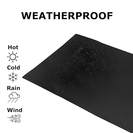 RV Roof Tape, 6" x 50' Black, RV Sealant Tape for Camper Roof Repair, Trailer Roof Sealant, Stop Camper Roof Leaks, UV-Resistant - Eternabond Equivalent (6" x 50', Black)