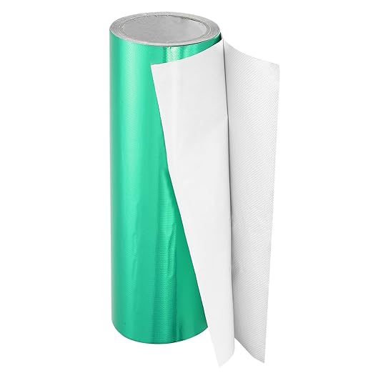 PATIKIL Awning Repair Tape 12" x 26ft Waterproof Canvas Tape High Adhesive Tear Repair Patch Kit for PVC Tarpaulin Tent Awning Fabric RV Sail Boat Cover, Green