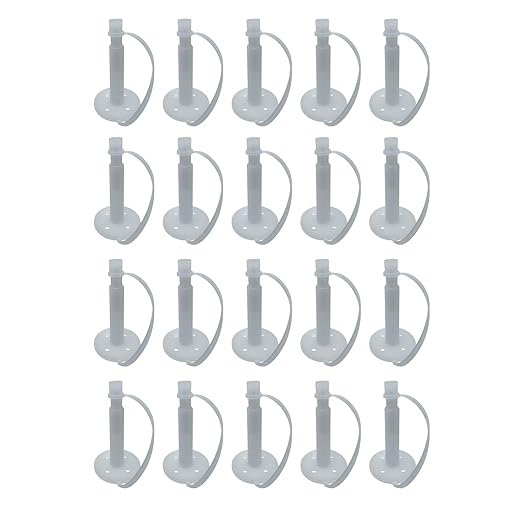 Liquid Concrete Standard Surface Injection Ports with Attached Caps (20)