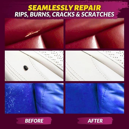 COCONIX Leather Care PRO Professional Black Leather & Vinyl Repair Kit
