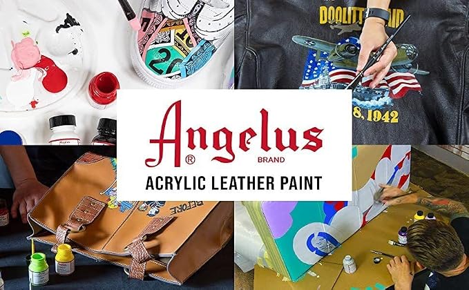 Angelus Neon Leather Paint, 1 oz., Popsicle Green