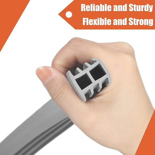 10 Ft Concrete Expansion Joint Filler Driveway Crack Filler Flexible EPDM Rubber Strip for Concrete Crack Repair Replacement Weathering Expansion Joint Upgrade (1 Inch)