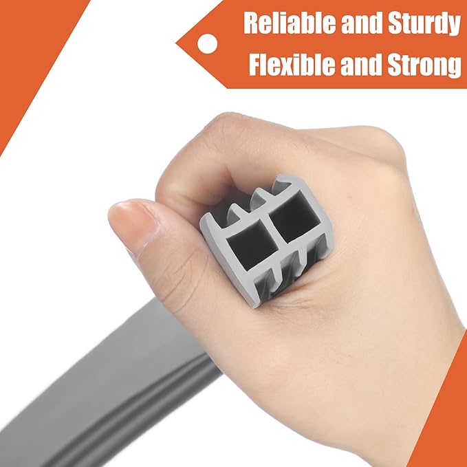 10 Ft Concrete Expansion Joint Filler Driveway Crack Filler Flexible EPDM Rubber Strip for Concrete Crack Repair Replacement Weathering Expansion Joint Upgrade (3/4 Inch)