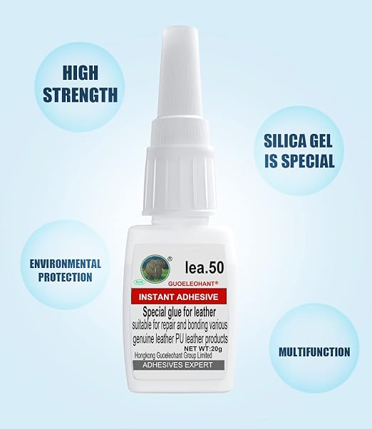 20g Special Glue for Leather, Leather Repair Glue, Used for bonding Between Leather and Leather, Leather and substrates of Different Materials, Suitable for All Kinds of Leather/PU Leather