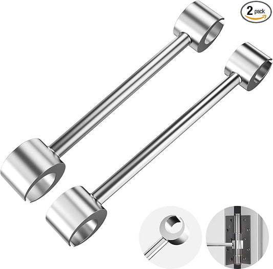 2 Pcs Door Hinge Adjustment Tool for 14-19mm & 23-25mm,Hinge Adjustment Tool, Hinges Gap Adjusting Wrench, Heavy Duty Door Hinge Repair Tool for Interior & Exterior Doors, Residential, Fire Door
