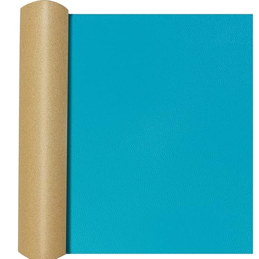 LEMGUBKP Self Adhesive Leather Repair Tape for Large Furniture, Sofa Leather Repair Sticker, Used for Furniture, Sofa, car seat Repair and Tear, Vinyl Repair kit 17.78X78.8 inch (Lake Blue)
