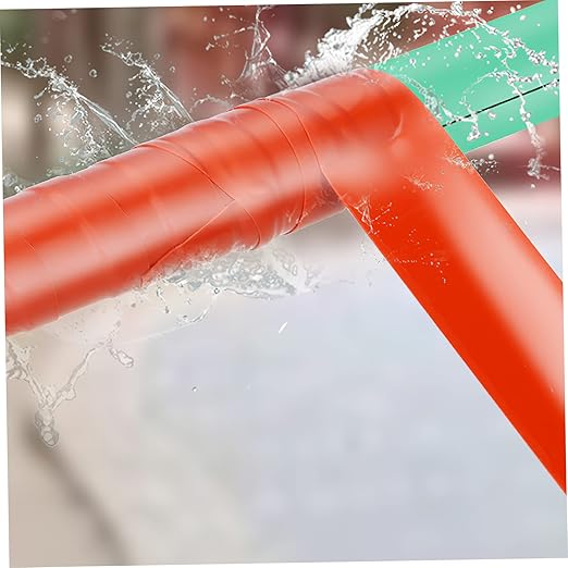 VALICLUD Pipe Sealing Tape Self Adhesive Silicone Rubber Flexible Sealant for Plumbing Repairs Stop Leaks Resistant to Compression and Weathering Red