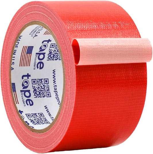 WOD DTC10 Advanced Strength Industrial Grade Red Duct Tape, 2.5 inch x 60 ft. Waterproof, UV Resistant For Crafts & Home Improvement