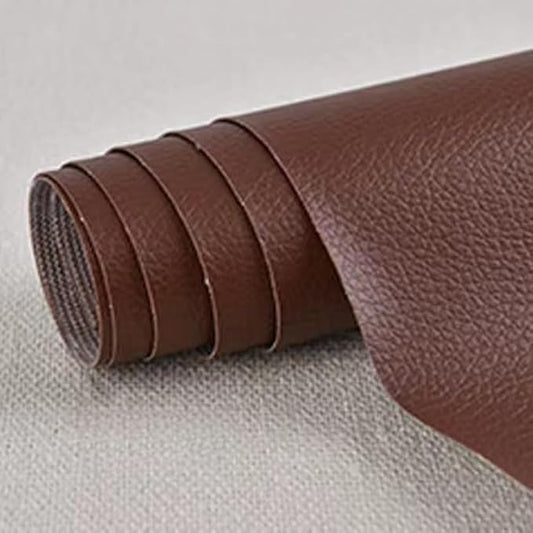 Self Adhesive Leather Repair Patch,Leather Repair Patch Tape Kit,Vinyl Repair Patches Waterproof for Couches,Furniture,Kitchen Cabinets,Car Seats (Light Brown,9.84"×11.81")