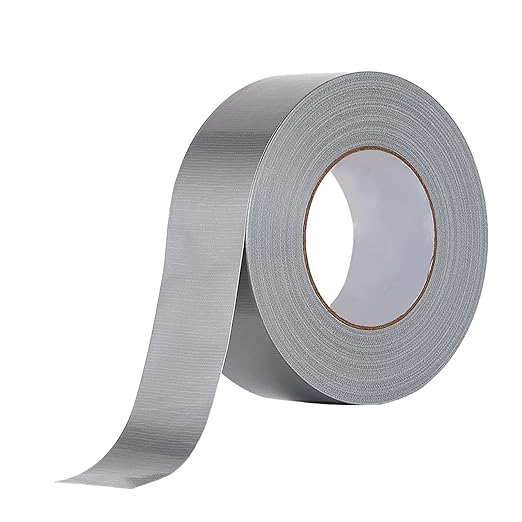 32.8 Feet (60mm) Waterproof Thick Silver Fabric Tape for Sealing and Repairing Pipes