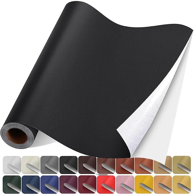 20 X 197 Inches Leather Repair Kit for Furniture, Waterproof Leather Tape Patch Couch Covers Car Seat Repair Self Adhesive Leather Repair Kit (Yellow)