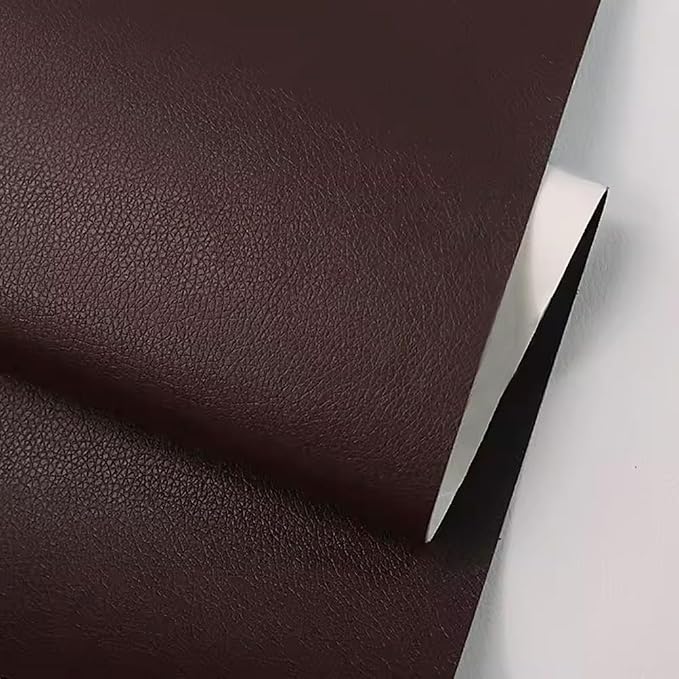 20 X 197 Inches Leather Repair Kit for Furniture, Waterproof Leather Tape Patch Couch Covers Car Seat Repair Self Adhesive Leather Repair Kit (Dark Brown)