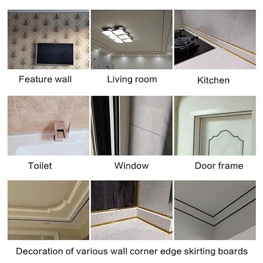 Caulk Tape Waterproof Self Adhesive,Bathroom Accessories Sealant Strip Caulk Strip Caulking Tool,Caulking Sealing Tape for Kitchen Countertop,Toilet,Windows,Decor (Red, Planar)