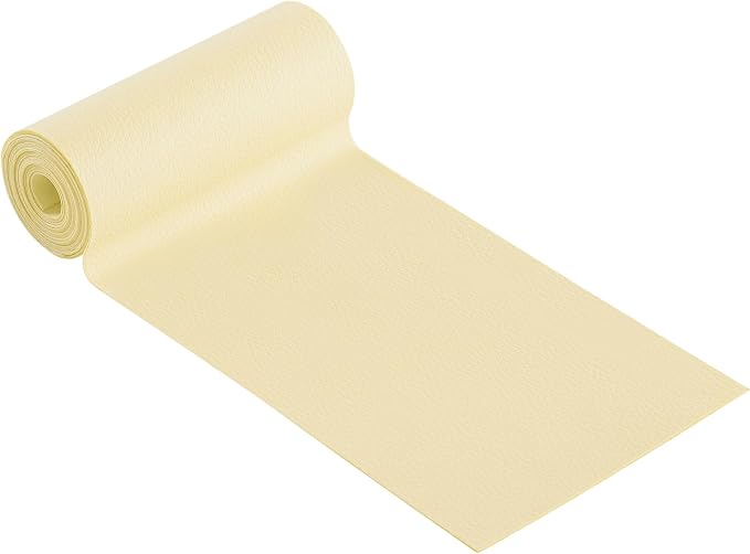 YAFLC Leather Repair Patch for Furniture, 4" x 63" Self Adhesive Leather Repair Kit Vinyl Repair Tape for Car Seat Sofa Jackets Couches Chair Light Yellowish