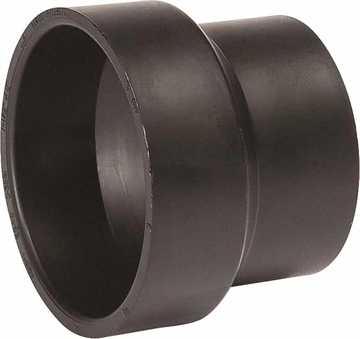 NIBCO Fig No U5801, 2 in. x 1-1/2 in. ABS DWV Coupling Hub, Solvent Weld