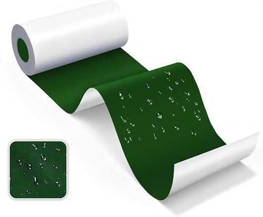 Self-Adhesive Fabric Repair Tape & Tent Repair Kit, Waterproof Patches for Clothes, Down Jacket, Camping Gear, Sleeping Bag, Heavy Duty Green Nylon Tape for Instant Fix, 3"x79"