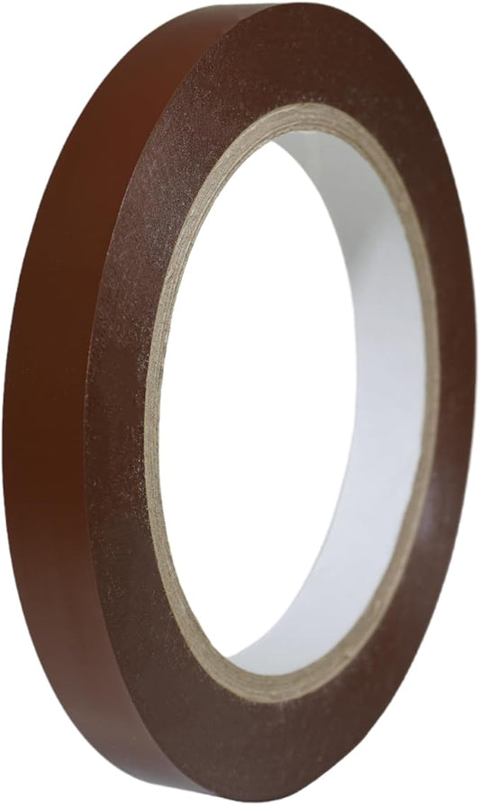 GGR Supplies T.R.U. CVT-536 Brown Vinyl Pinstriping Dance Floor Tape: 1/2 in. Wide x 36 yds. Several Colors