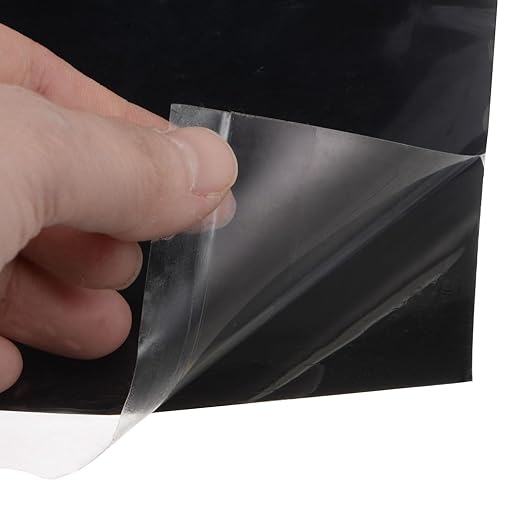 HARFINGTON Waterproof Patch Seal Tape 8" x5' Leak Repair Tape for Plastic Bucket/Basin Hoses Duct Pipes, Black