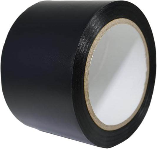 GGR Supplies T.R.U. CVT-536 Black Vinyl Pinstriping Dance Floor Tape: 3 in. Wide x 36 yds. Several Colors