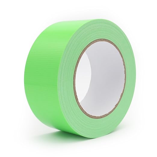 Heavy Duty Duct Tape 2 Inch X 33 Yards, Multi Purpose Grass Green Duct Tape, No Residue, Waterproof and Tear by Hand - for Repairs, Industrial, Professional Use