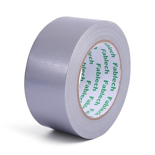 Heavy Duty Duct Tape, 9 Mil Thickness, 2 Inch x 30 Yards, Waterproof Strong Adhesive, Flexible,No Residue, Tear by Hand, Multi-Use for Repairs, DIY, Industrial & Home (Silver)