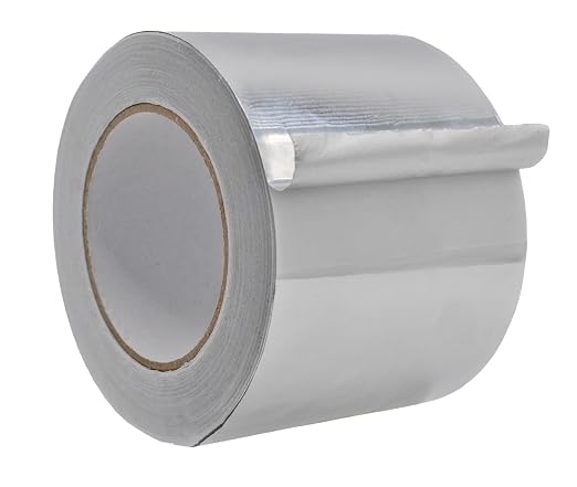 WOD Aluminum Foil Tape - 4 inch x 50 yds. Heat Shield Reflective Sealant Tape - Ideal for HVAC, Duct, Pipe, and Metal Insulation and Repair. Low and High Temperature Resistant AFTR28