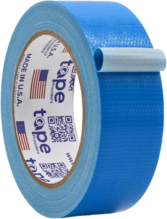 WOD DTC10 Advanced Strength Industrial Grade Sky Blue Duct Tape, 1.5 inch x 60 ft. Waterproof, UV Resistant For Crafts & Home Improvement