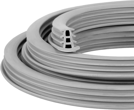 Kingdder Concrete Expansion Joint Filler Driveway Crack Filler Flexible EPDM Rubber Strip for Concrete Crack Repair Replacement Weather Aging Resistance Expansion Joint(1/2'' Wide, 120 ft Long)