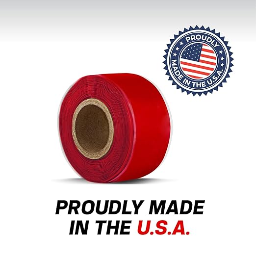 Bond It Rescue Tape, Self-Fusing Silicone for Emergency Plumbing, Pipe & Hose Repair, Electrical Insulation, Waterproof, 950PSI, Made in USA, 1" x 12', Green