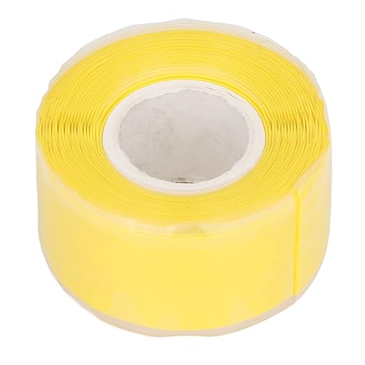 Waterproof Self-Welding Silicone Tape for Sealing Repair of Water Pipe Hoses (Yellow)