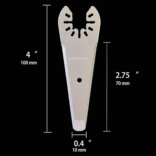 Oscillating Scraper Blades for Caulk Adhesive Sealant Removal for Dewalt Milwaukee Ryobi Bosch Craftsman Dremel Mulimaster Rockwell Multitool Scraper Blades
